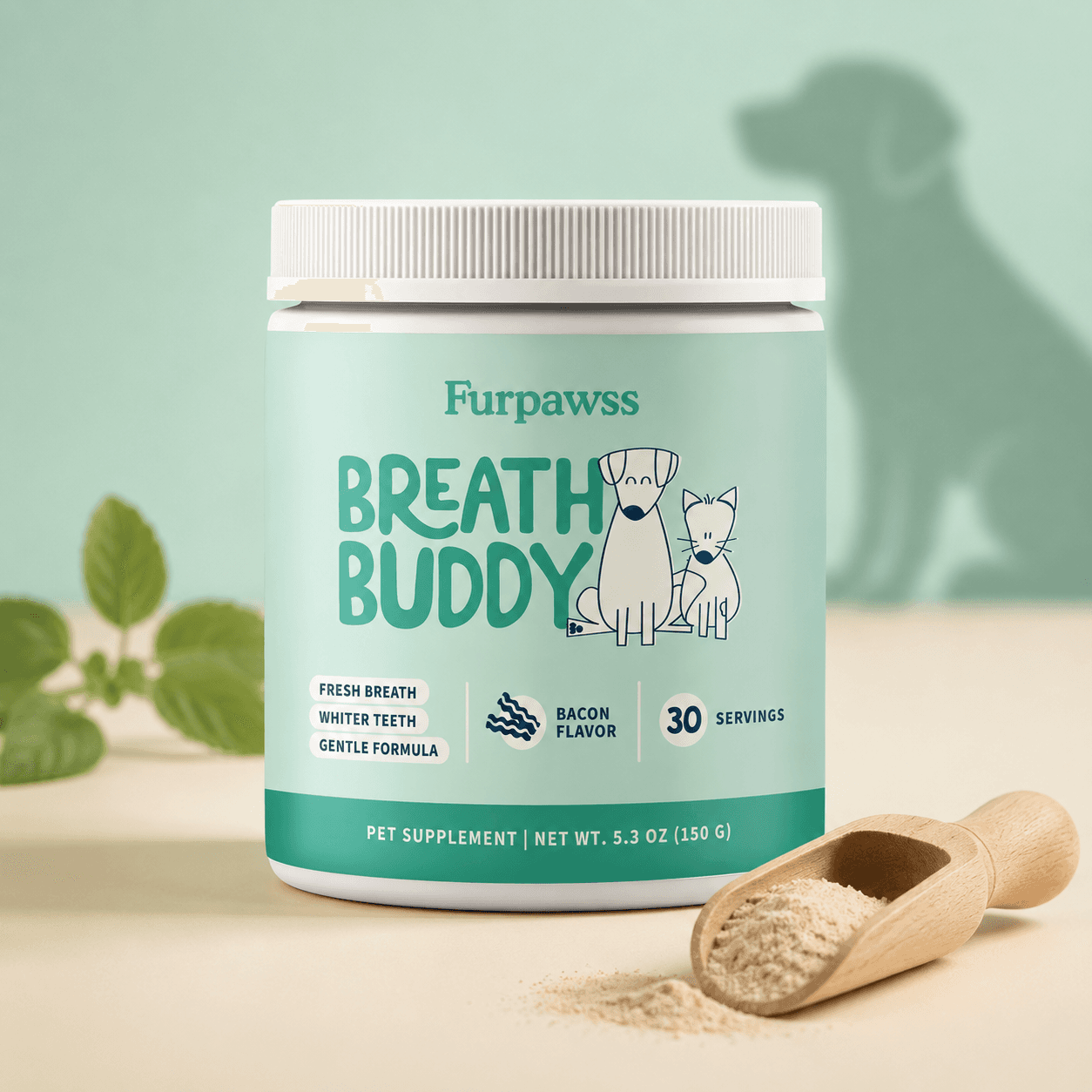 Furpawss Daily Dental Powder for Dogs